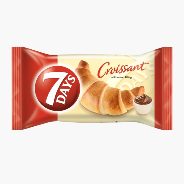 7Days Croissant cu crema de cacao 65g