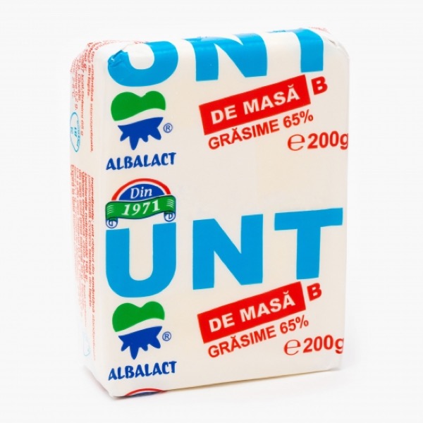 Albalact Unt de masa B, 65% grasime, 200g