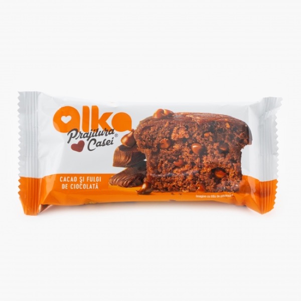 Alka Prajitura casei cu cacao si fulgi de ciocolata 60g