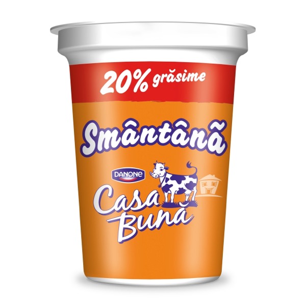 Casa Buna Smantana 20% grasime, 370g