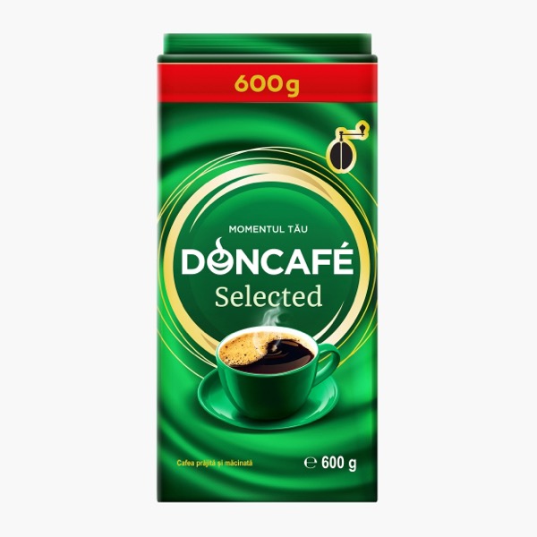 Doncafe Cafea prajita si macinata 600g