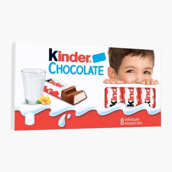 Kinder Batoane de ciocolata cu lapte 8×12.5g