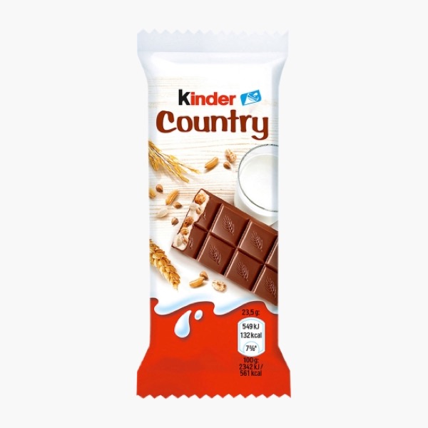 Kinder Country Ciocolata cu lapte si cereale 23.5g