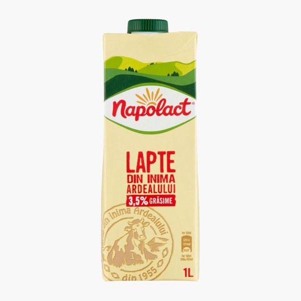 Napolact Lapte din inima Ardealului 3.5% grăsime 1l
