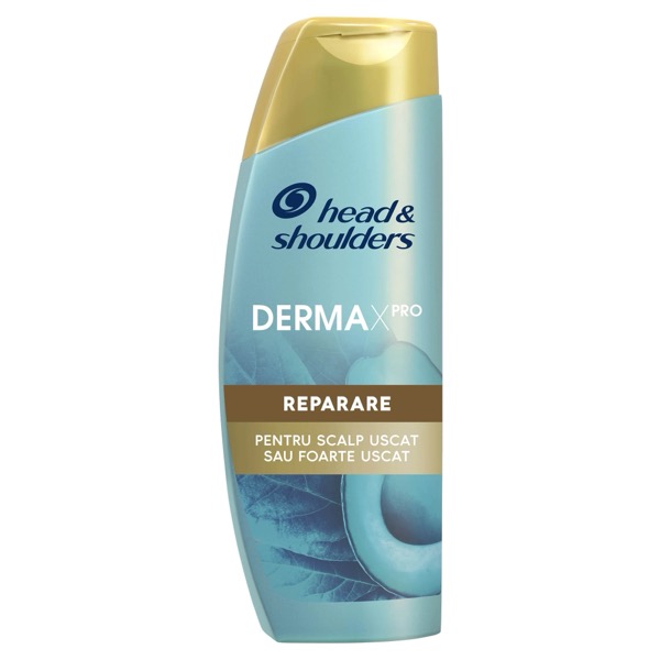 Sampon anti-matreata hidratant Head & Shoulders Derma X Pro pentru scalp uscat, 300 ml