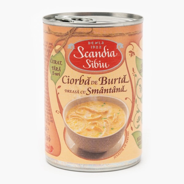 Scandia Sibiu Ciora de burta dreasa cu smantană 400g