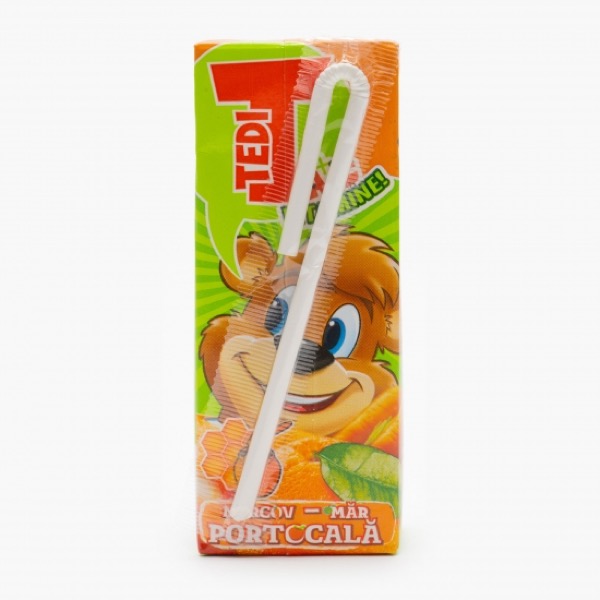 Tedi Suc de morcovi, mere si portocale 0.2l