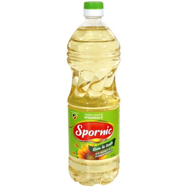 Ulei de floarea soarelui Spornic Bun la toate, 1 l